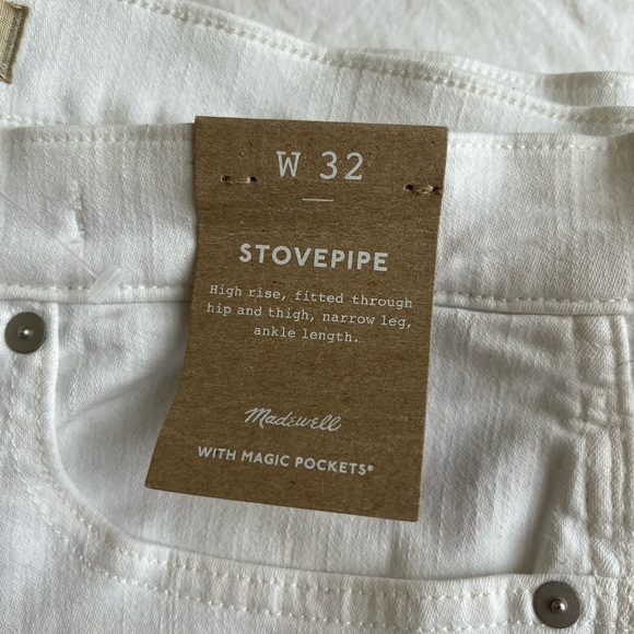 NWT Madewell Stovepipe Jeans - Picture 2 of 6